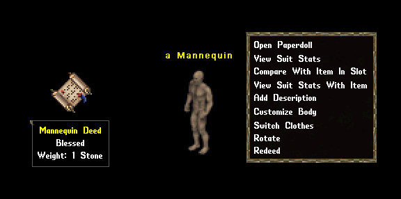 Mannequin NPC